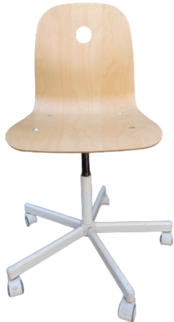 Chaise bois brun